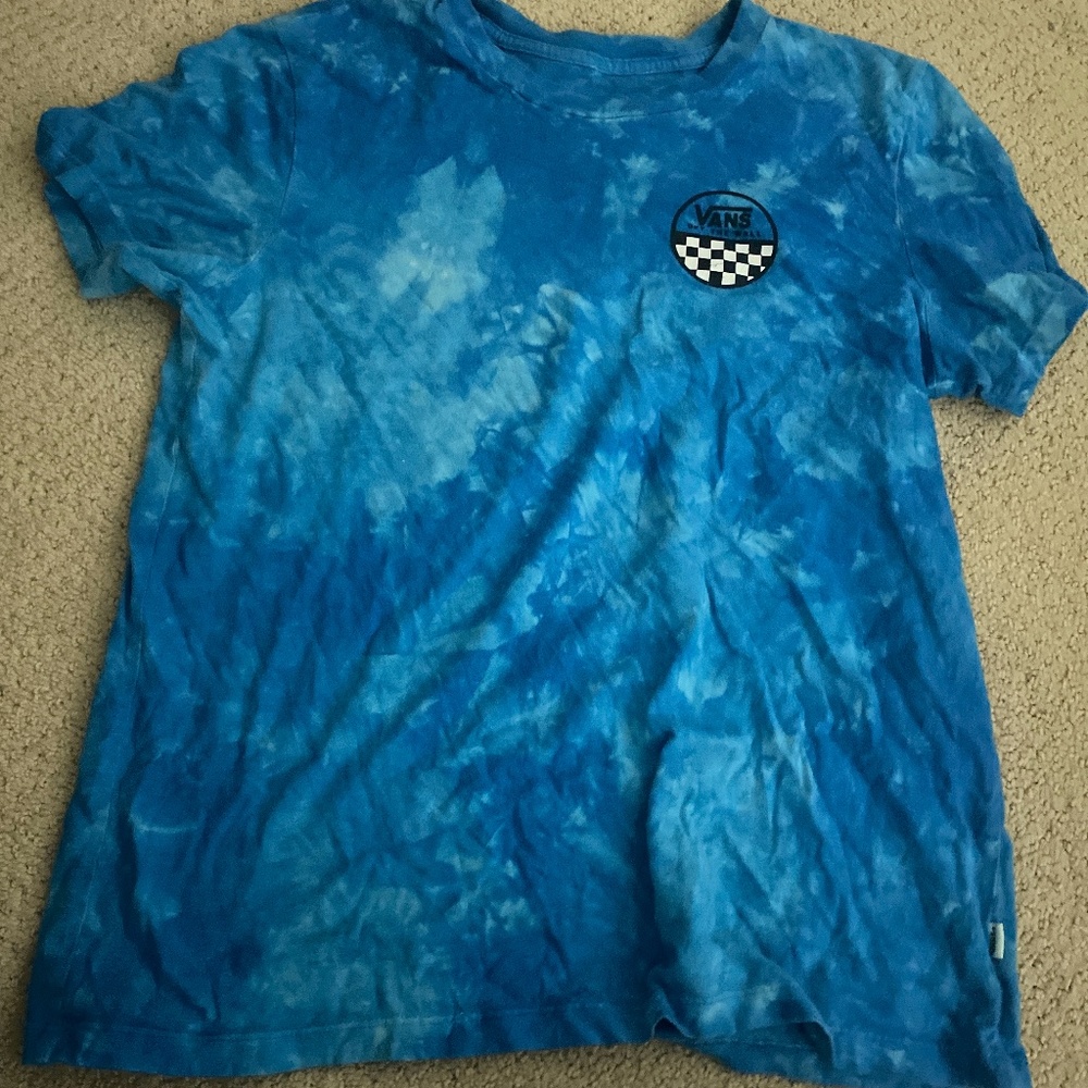 Vans tie dye shirt.